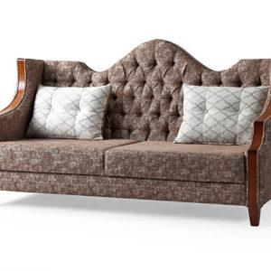 Classic sofa isolated on white background . front view