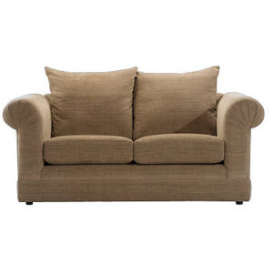 Two seated sofa isolated with clipping mask.